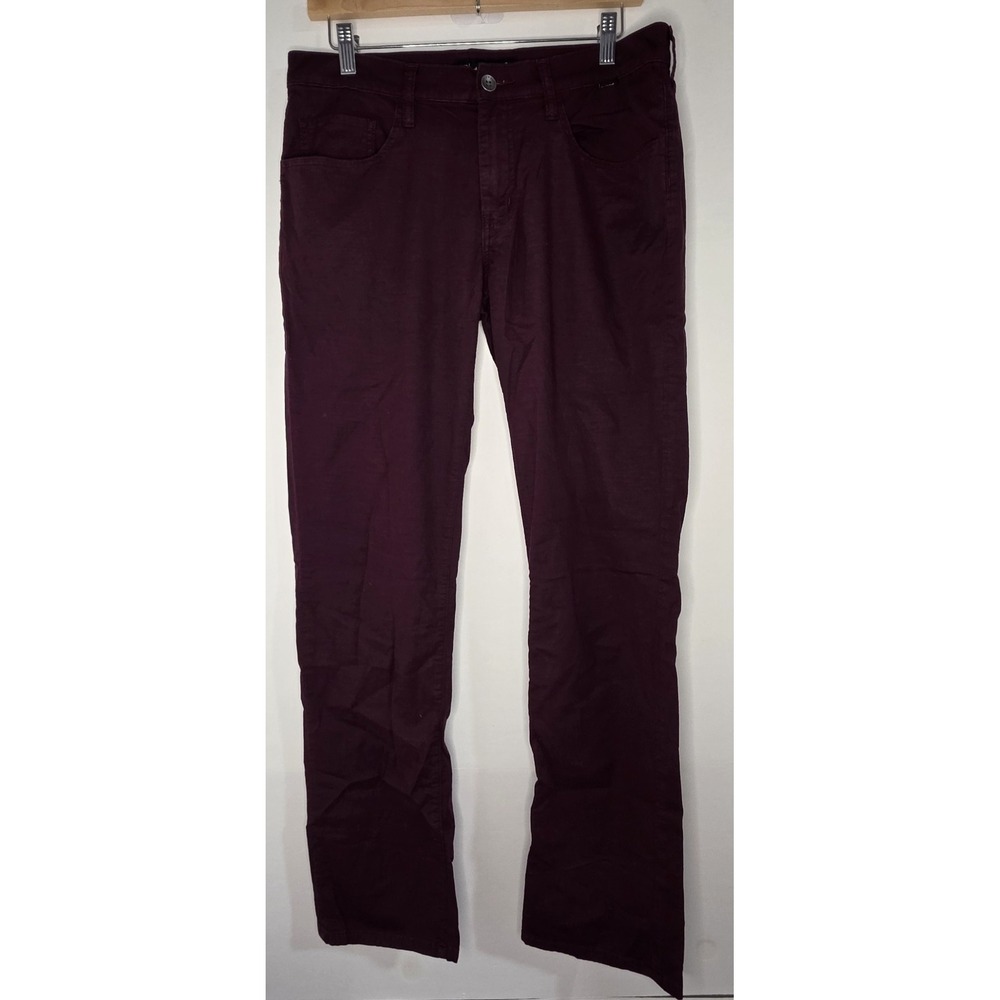 Travis Mathew Mens Size 32 Burgundy‎ Red Chino Pants - Picture 2 of 13